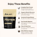 Blast Daily Protein package with benefits listed on a white background