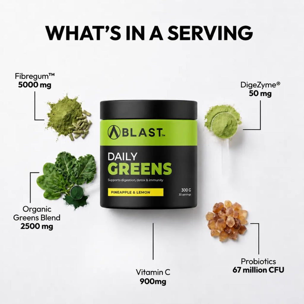BLAST™ Daily Greens Tub - Pineapple & Lemon
