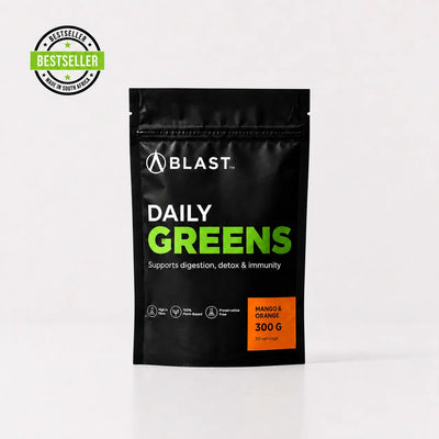 BLAST Daily Greens Pouch Mango Orange