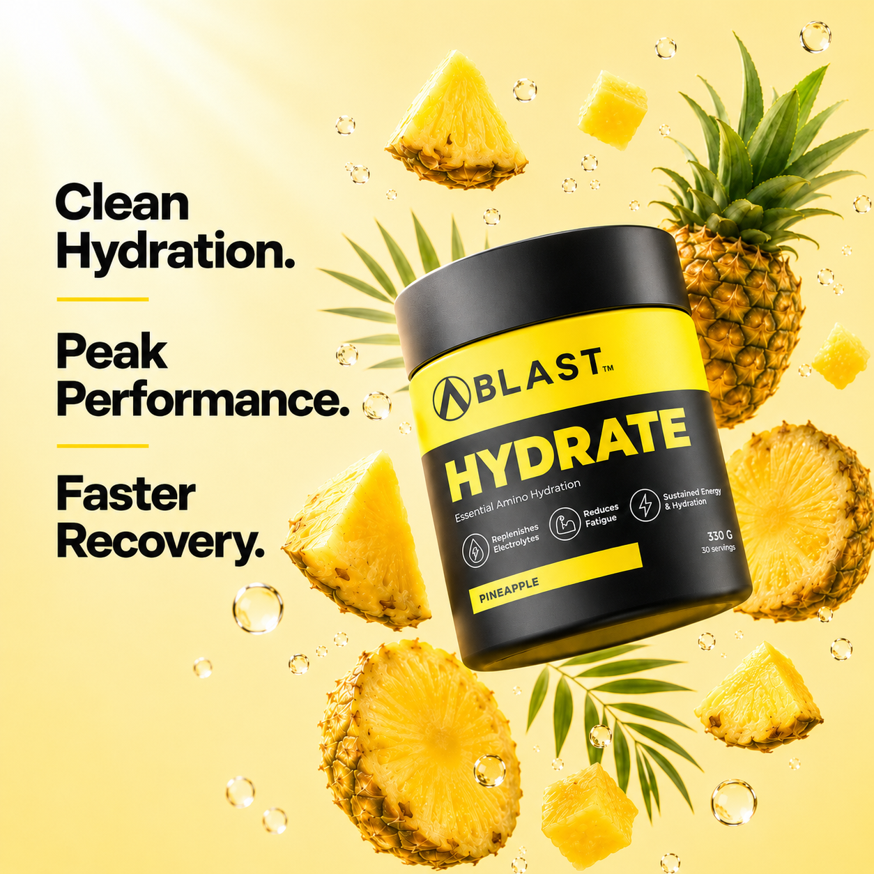 BLAST™ Daily Hydrate Tub - Pineapple